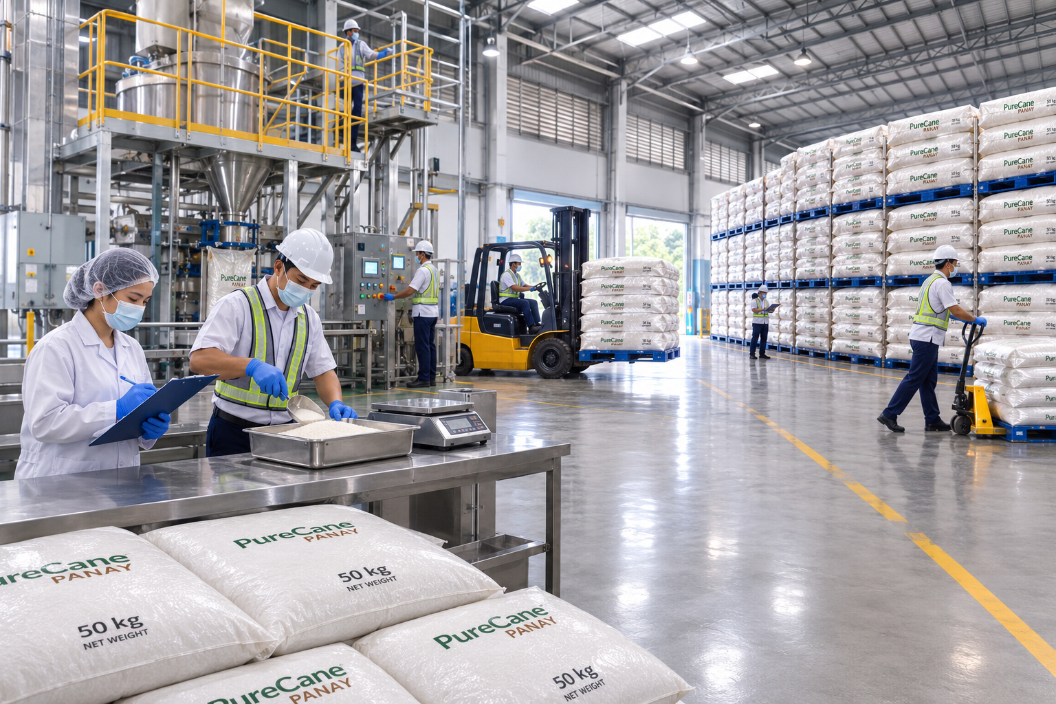 PureCane Panay organized sugar handling and quality operations