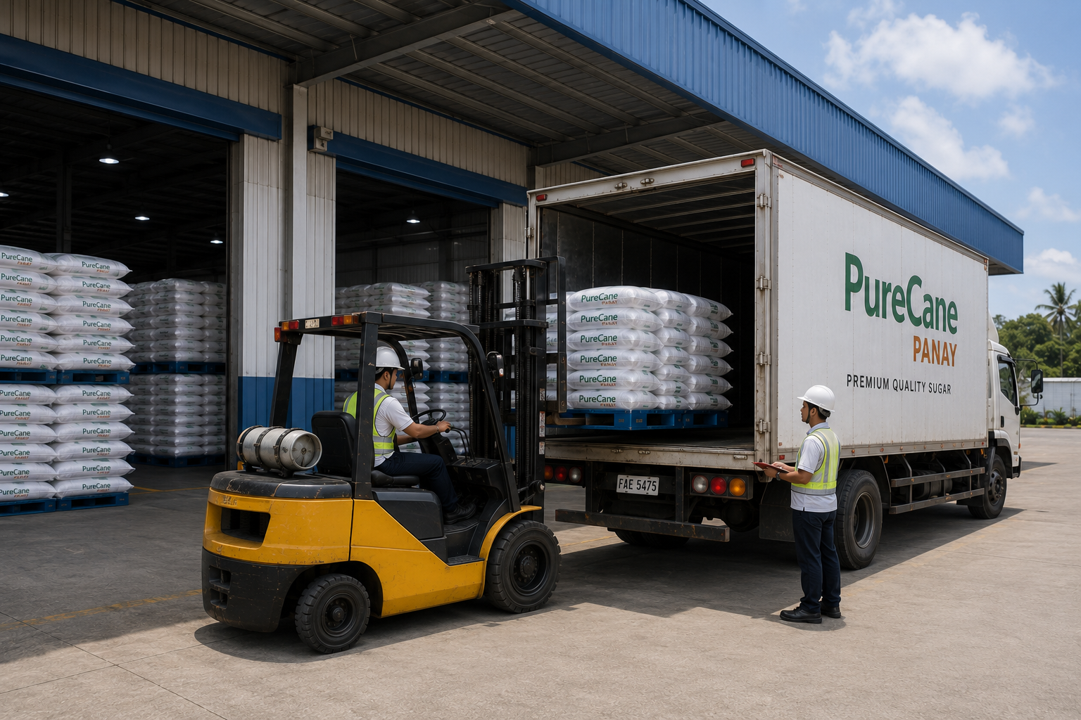 PureCane Panay sugar distribution and logistics