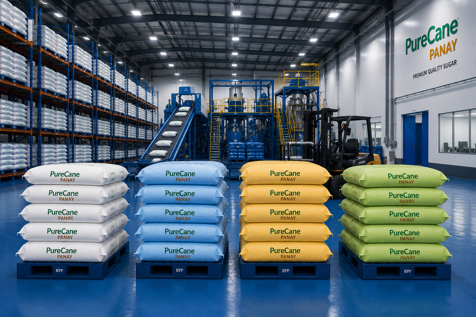 PureCane Panay sugar warehouse and product supply