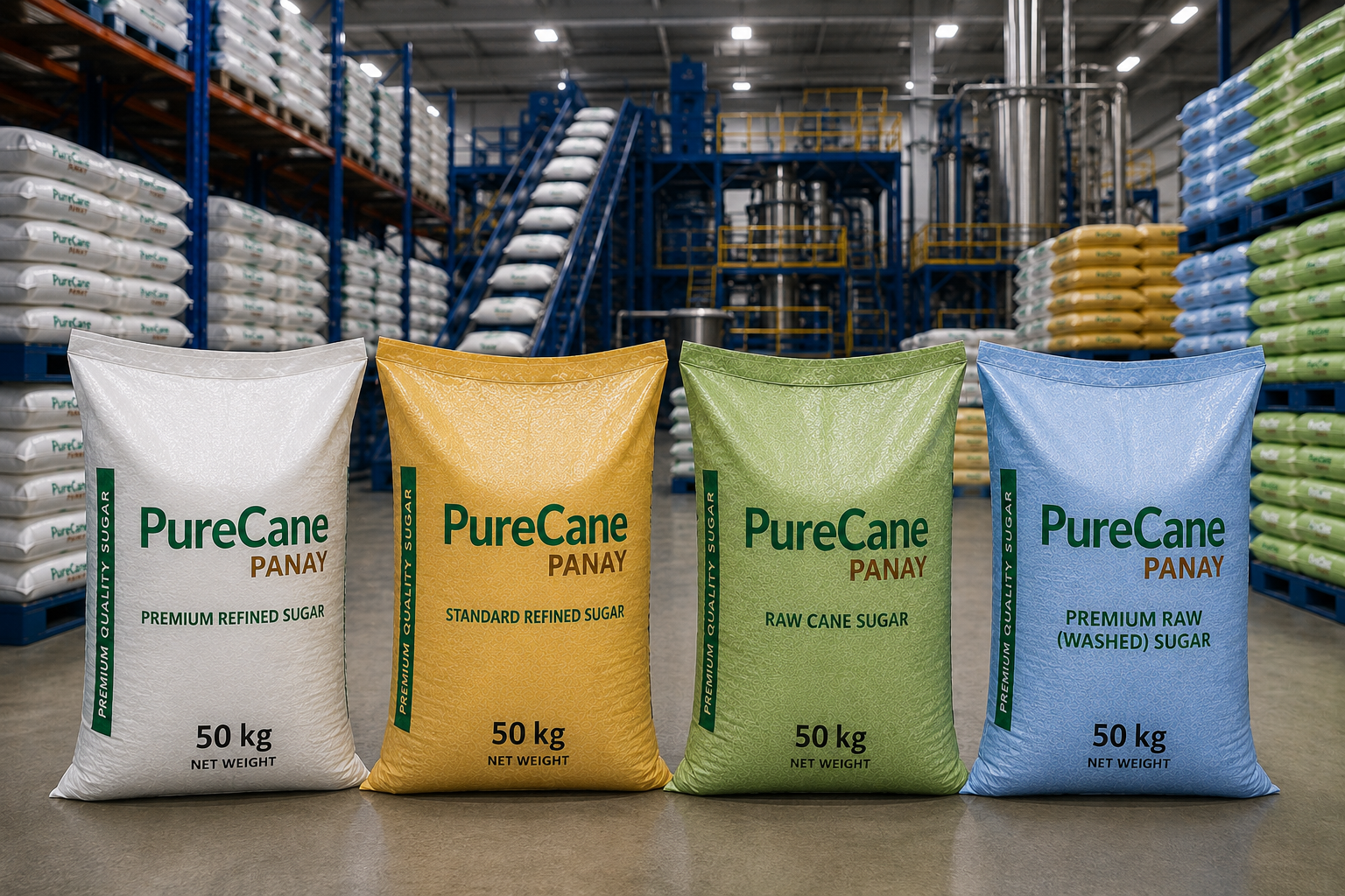 PureCane Panay sugar product collection