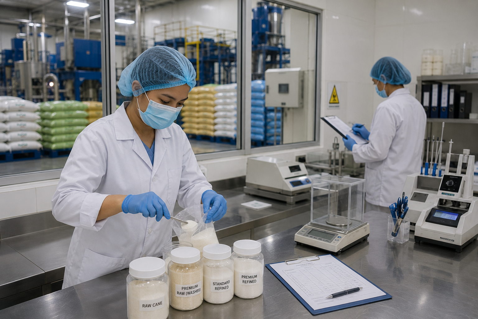 Sugar quality control inspection