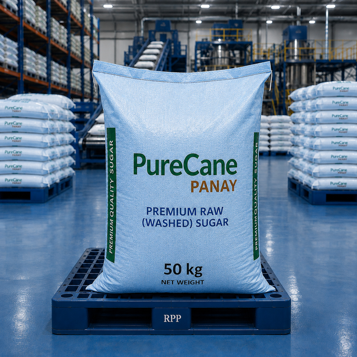 Premium raw washed sugar